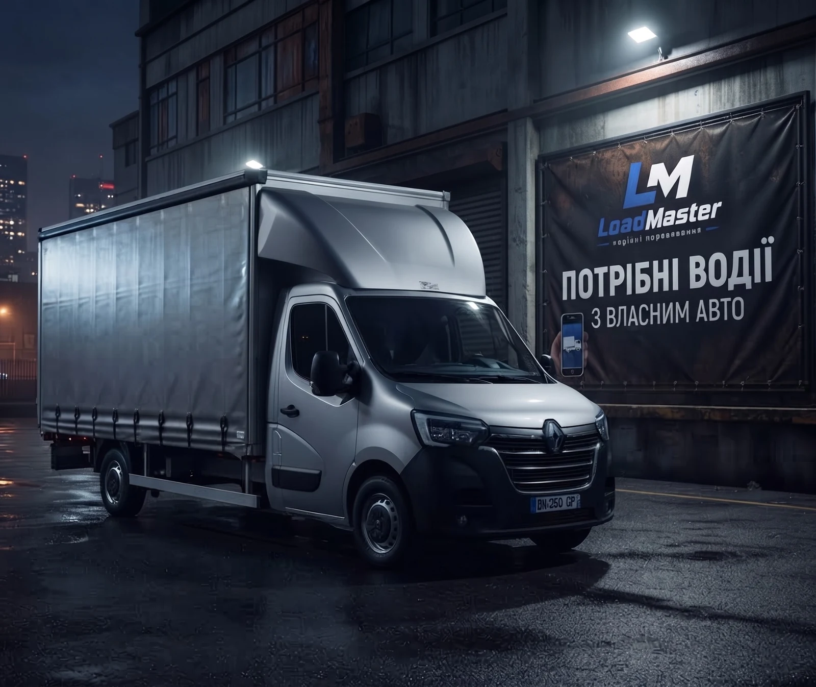 Робота в LoadMaster: водіям з машиною і вантажникам